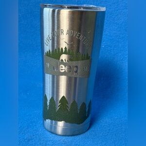 Jeep by Tervis 20oz  "Live Your Adventure" Stainless Steel Tumbler With Lid